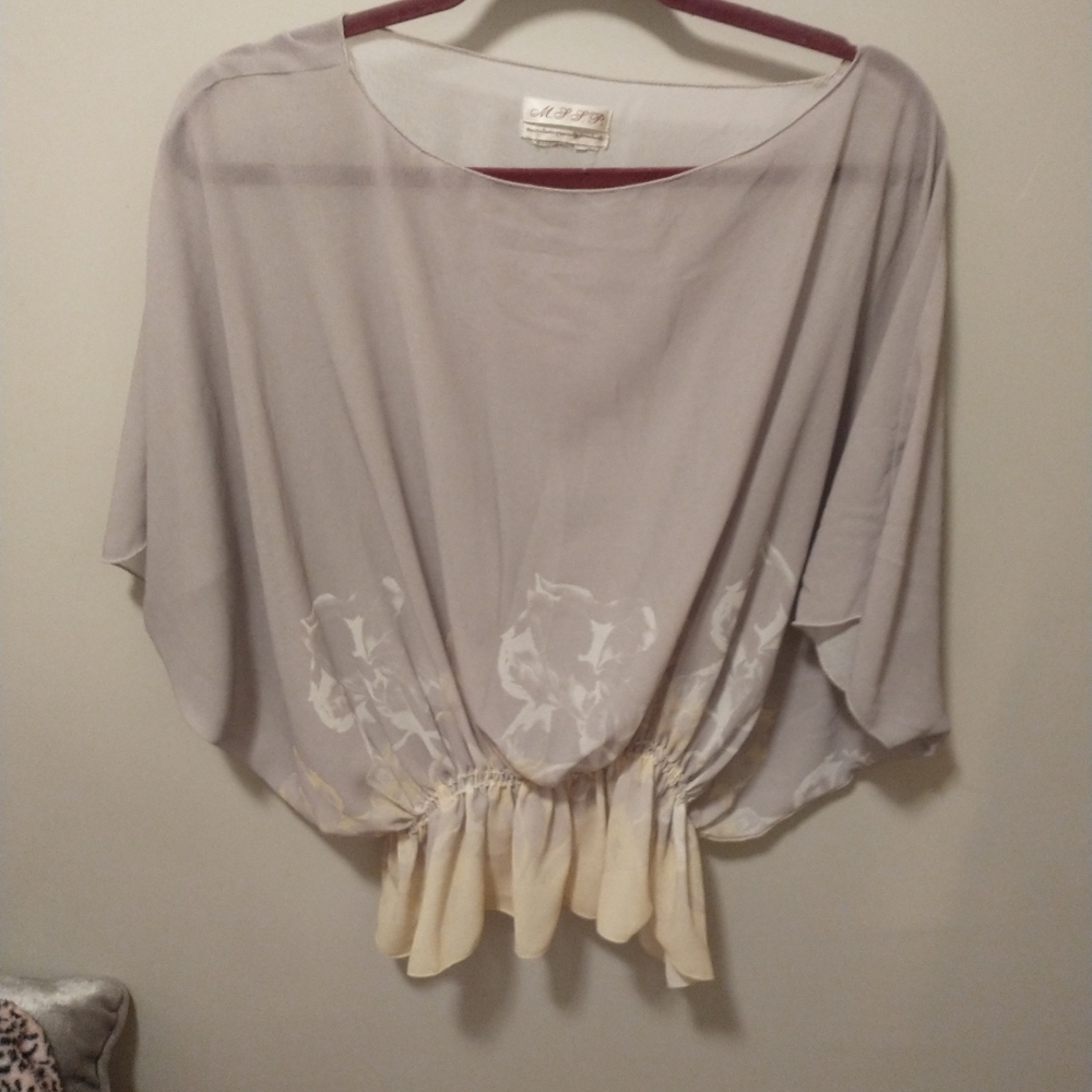 Silver greyish blouse